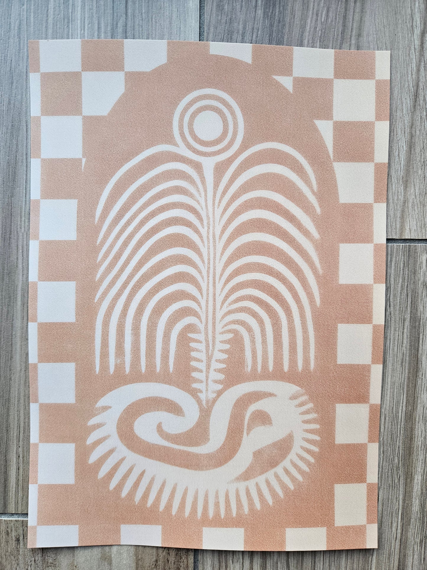 Abstract Palm
