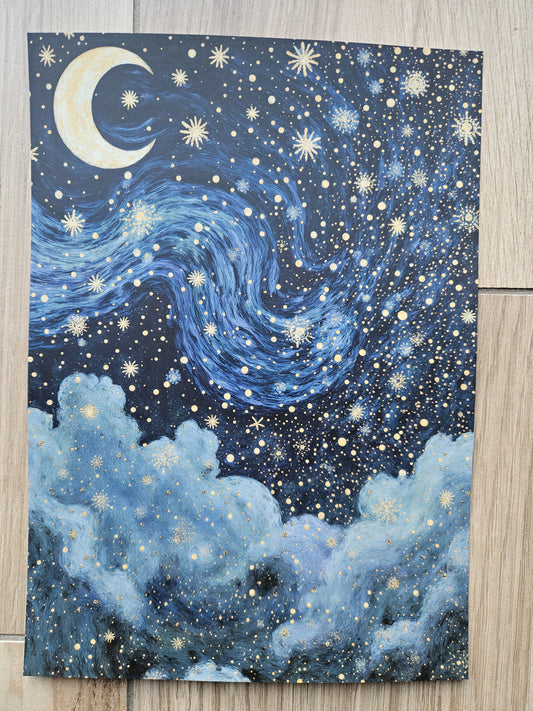 Moon & Clouds