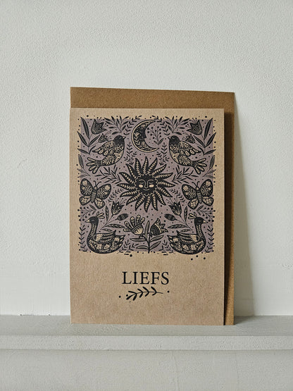 Wenskaart LIEFS