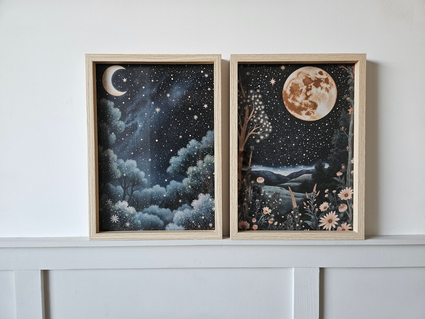 Night Landscape Trees