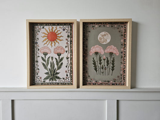 Vintage Pink Flowers