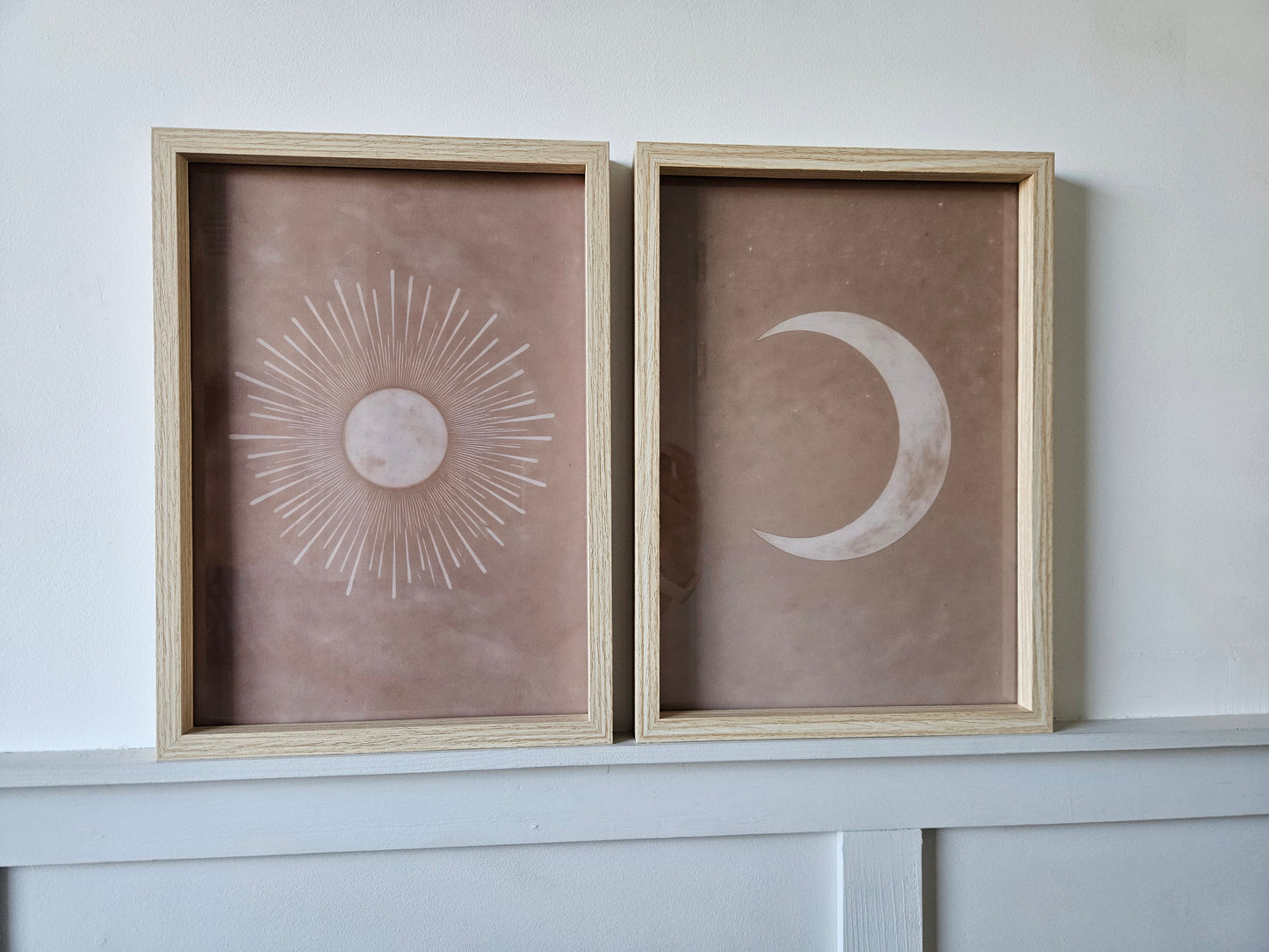 Minimalistic Sun Moon