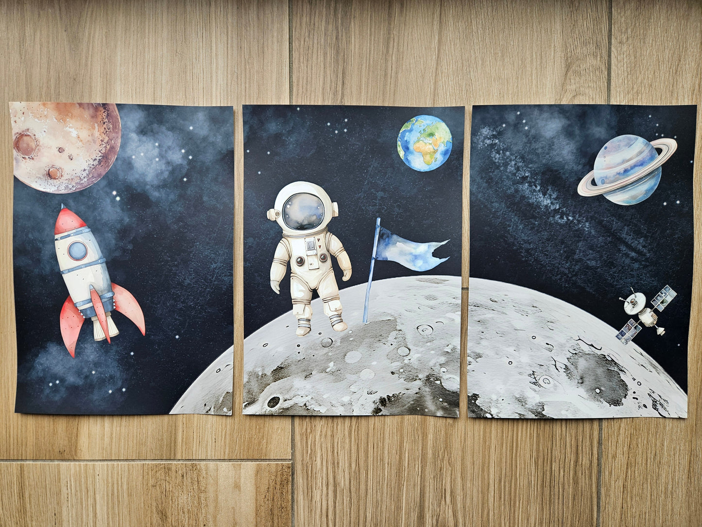 Astronaut on the moon