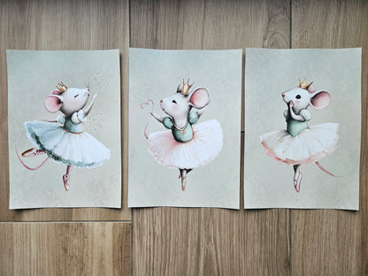 Ballet Dancer Mouse Green